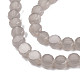 Fili di perle di vetro di giada imitazione trasparente GLAA-N052-05A-B05-3