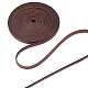 Gorgecraft плоский кожаный шнур для украшений WL-GF0001-06B-02-1