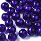 Perles en verre d'argent feuille manuelles FOIL-R054-10mm-11-1