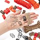 Kits de fabrication de bracelets de corde de corde de parachute de bricolage DIY-LS0003-87-2