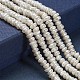 Fili di perle di perle d'acqua dolce coltivate naturali PEAR-Q007-18-4