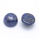Natural Lapis Lazuli Cabochons G-P393-R11-8MM-2