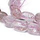 Hebras naturales de perlas de cuarzo mezclado G-L493-55-2