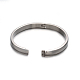 Unisex moda 304 braccialetti in acciaio inox BJEW-L552-05P-8mm-2