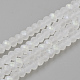 Electroplate Glass Beads Strands EGLA-S141-4mm-01E-1