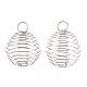 304 Stainless Steel Wire Pendants STAS-ZX013-22-25mm-P-1