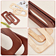 Manici per borse in legno rettangolari wadorn 4 pz 2 colori FIND-WR0008-01-3