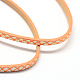 Rhombus Pattern Imitation Leather Cords X-LC-R010-17E-2