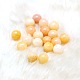 Natural Yellow Aventurine Round Ball Beads G-A127-8mm-09B-1