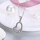 925 Sterling Silver Pendant Necklaces NJEW-BB30205-4