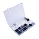Kits para hacer collares y pulseras de la serie diy en blanco y negro DIY-CJ0001-75-7