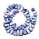 Eau douce naturelle de coquillage perles brins X-SHEL-N026-123G-2