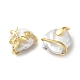 Colgantes de perlas keshi barrocas naturales PEAR-M012-07G-2