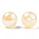 Perles d'imitation perles en plastique ABS PACR-N013-01B-04-1
