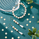Benecreat 350 pièces de véritables perles d'espacement plaquées or 18 carats KK-BC0008-62-5