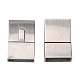 304 Stainless Steel Bayonet Clasps STAS-G143-39P-2