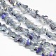 Electroplate Crystal Glass Butterfly Beads Strands EGLA-F041-B02-2
