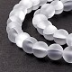 Chapelets de perles en pierre de lune synthétique G-E573-01A-16-5