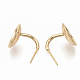 Brass Stud Earring Settings KK-T051-44G-NF-2