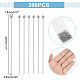 UNICRAFTALE About 300pcs Stainless Steel Ball Head Pins Straight Ball Head Pins Metal End Eye Pins Findings Earring Pins for Earring Bracelet Jewelry Making STAS-UN0049-23-3