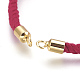 Fabrication de bracelet en corde de coton KK-F758-03G-3