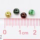 Choc-menthe perles de nacre mélange de perle de verre HY-X006-4mm-04-4