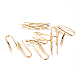 Brass Earring Hooks X-KK-R037-11KC-1