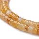 Chapelets de perles en jade topaze naturelle G-H230-43-3