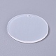 Gros pendentifs vierges en acrylique transparent TACR-WH0002-11-2