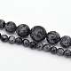 Faceted Round Natural Labradorite Graduated Beads Strands G-E302-032A-1