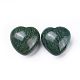 Natural African Jade Heart Love Stone G-K290-17-2