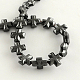Non-magnetic Synthetic Hematite Bead Strands G-R260-15-2