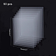 パンダホール50個ヒューズビーズアイロンペーパー  キッズビーズクラフト用の正方形の透明な熱安定性アイロンペーパー  150x150x0.1mm DIY-PH0026-90-2