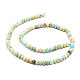 Brins de perles turquoise péruviennes naturelles G-E569-I18-2