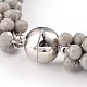 Bracelets de perles de verre à facettes X-BJEW-L518-B07-2