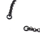 Handmade 304 Stainless Steel Rolo Chain Bracelets Making Accessories AJEW-JB01026-02-3