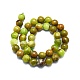 Chapelets de perles en opale vert naturel G-K245-A17-A05-2