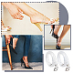 Nbeads 4 paia 2 lacci per scarpe trasparenti in tpu e adesivi in silicone DIY-NB0006-70-5