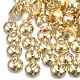 Bails pendentif capuchon de perle en plastique ccb X-CCB-T006-030KC-1
