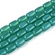 Abalorios de vidrio jade de imitación hebras&nbsp;GLAA-T028-14J-A04-1