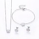304 Stainless Steel Jewelry Sets SJEW-H138-07-2