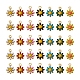 Spritewelry 42 pz 7 colori ciondoli in ottone smaltato KK-SW0001-04-2