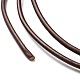 牛革革のアクセサリーコードDIYのネックレスを作る材料  サドルブラウン  サイズ：厚さ約2.5ミリ。 X-WL-A001-12-3