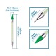 Bolígrafos de pedrería de acrílico para uñas MRMJ-TA0001-08F-8