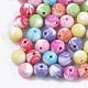 Perles en acrylique de style artisanal MACR-T023-15-1