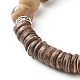 Bracciali elasticizzati con perline rotonde in pietra mista naturale BJEW-JB06637-6