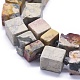 Piedra picasso natural / cuentas de jaspe picasso hebras G-K293-I13-A-3