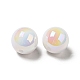 Placage uv perles acryliques irisées arc-en-ciel opaques SACR-A001-03C-4