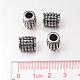 Retro 304 Stainless Steel European Large Hole Barrel Beads OPDL-E005-23AS-2