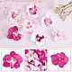 Craspire 100 Stück künstliche Seiden-Phalaenopsis-Blütenköpfe AJEW-CP0001-86-6